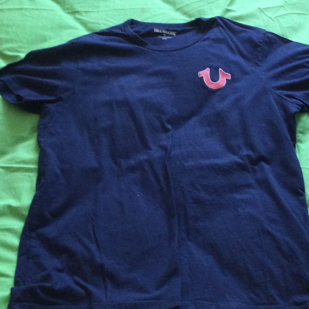 (2 piece)Pair of True Religion used Button Down and Shirt bundle XL slim fit